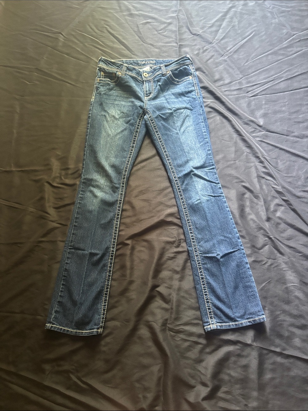 Maurices Dark Blue Boot Cut Jeans